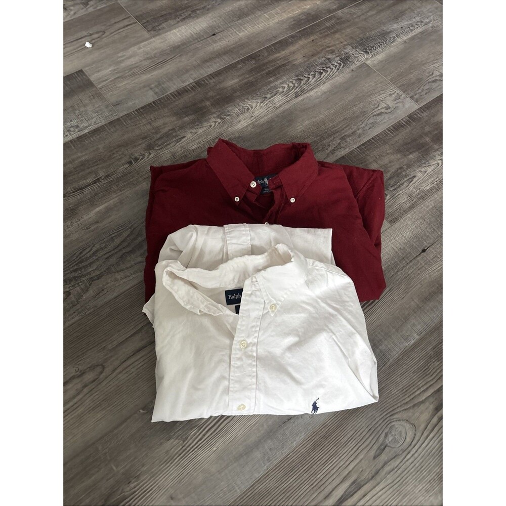 Ralph Lauren Men’s Long Sleeve Large Shirts Lot Of 2